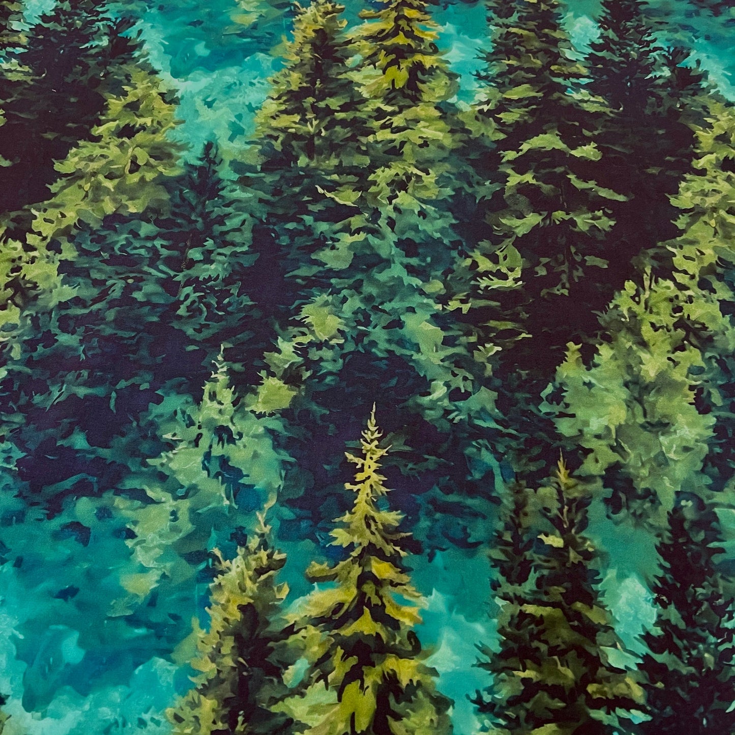 Attēls ar Softshell audums - Mūžzaļais mežs 300 g/m² – pieejams Šarlotes audumi