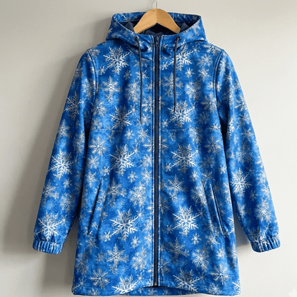 Pilt Softshell-kangast – lumehelbed 300 g/m² – saadaval Šarlote audumi