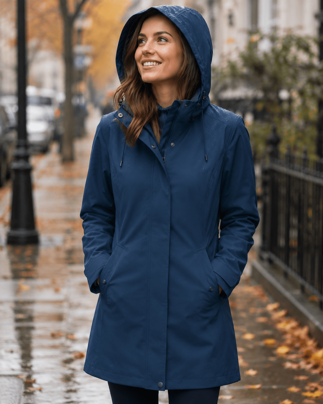Pilt veekindlast Softshell-kangast, suitsutume tumesinine – saadaval veebis Šarlotes audumi