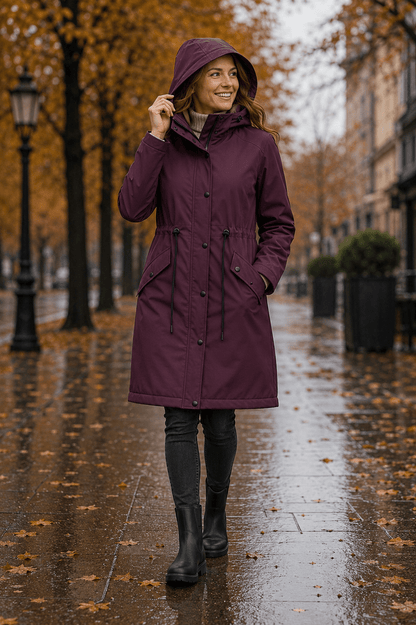 Pilt Softshell-kangaga, veekindel, veinipunane – saadaval internetis Charlotte’i kangad