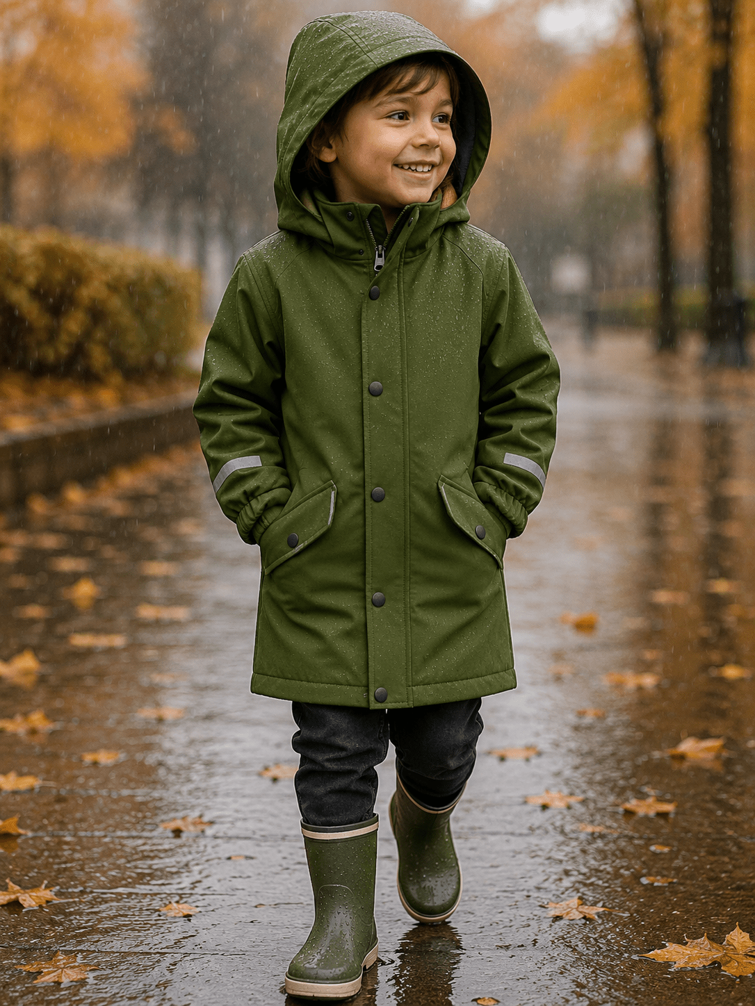 Pilt Softshell-kangast, veekindel roheline – saadaval veebis Šarlote kangad