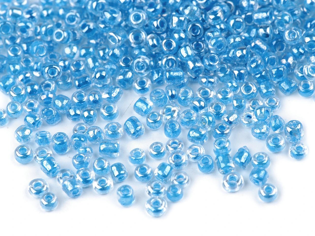 Attēls ar Stikla sēkliņpērlītes 8/0 | 3 mm 50 g| dažādas krāsas – pieejams Šarlotes audumi