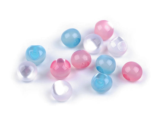 Image of sew-on pearl / “cat’s eye” buttons Ø10 mm – available at Šarlotes audumi