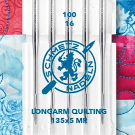 Šujmašīnu adatas kviltam SCHMETZ LONGARM QUILTING 135x5 MR - Nr.100 (5gab.)