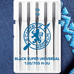 alt
Pilt SCHMETZ BLACK SUPER UNIVERSAL õmblusmasina universaalnõeltest nr 70 (5 tk), saadaval Šarlote audumites