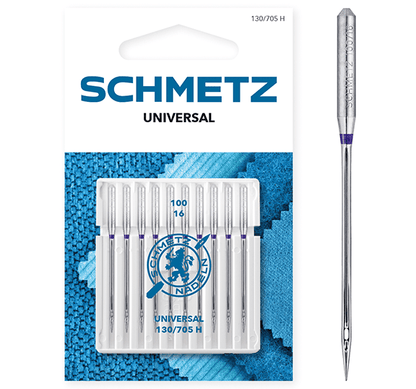 Õmblusmasina universaalsed nõelad SCHMETZ UNIVERSAL - nr 100 (10 tk)