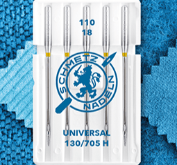 Õmblusmasina universaalsed nõelad SCHMETZ UNIVERSAL - nr 110 (5 tk)