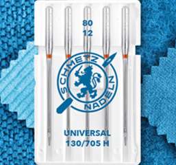 alt
Õmblusmasina universaalsed nõelad SCHMETZ UNIVERSAL - Nr.80 (5 tk.)
