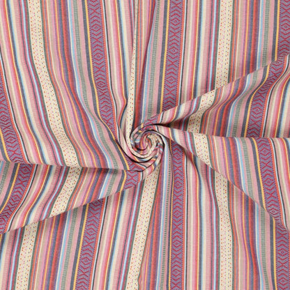 Tissu à motif traditionnel - tons rose clair 200 g/m²
