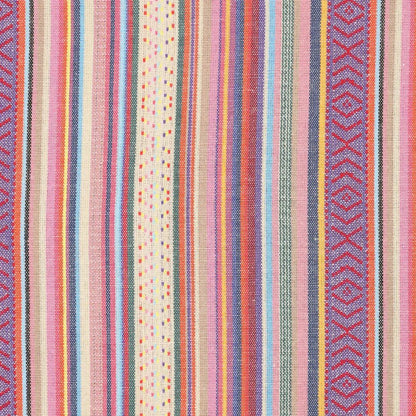Tissu à motif folklorique - tons rose pâle 200 g/m²