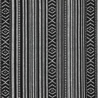 National pattern fabric - black with gray 200 g/m²