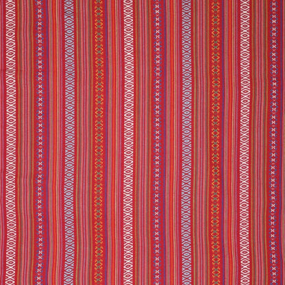 Folk pattern fabric - red tones 200 g/m²