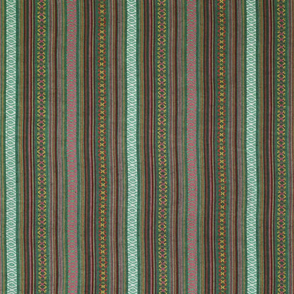 Tissu à motif traditionnel - vert 200 g/m²