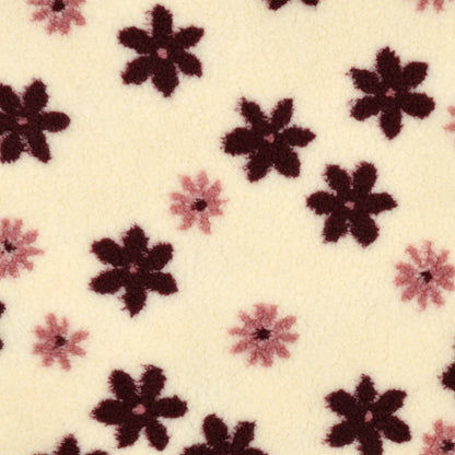 Teddy Fleece Flowers on a Light Background