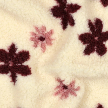 Teddy Fleece Flowers on a Light Background
