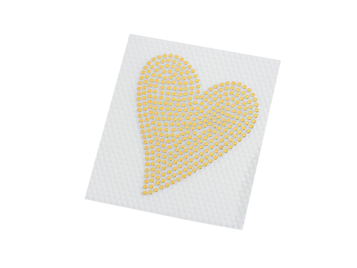 Pilt termoaplikatsioonist „Süda“, 3 × 3,5 cm – saadaval veebis Šarlotes audumi