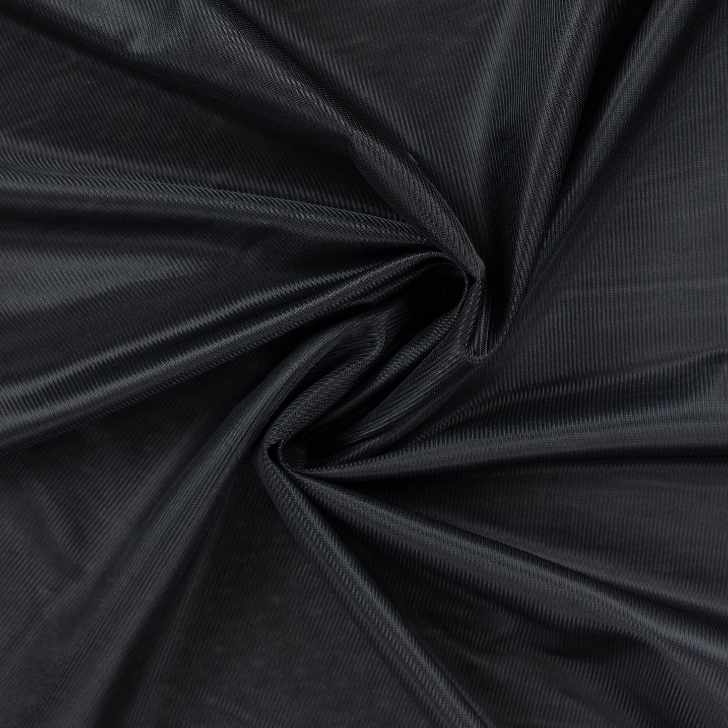 Image of black jersey lining fabric – available online at Šarlotes audumi