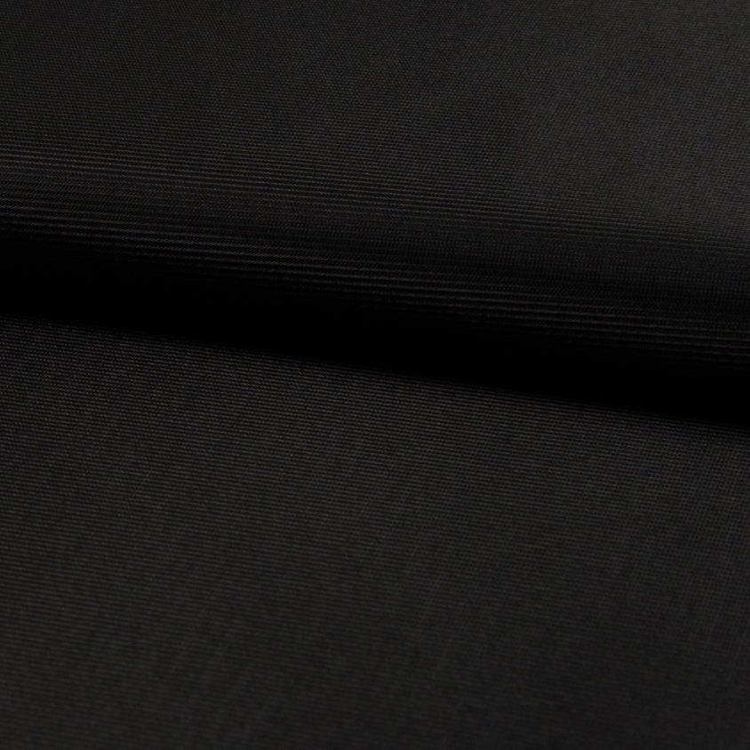 Image of black knitted lining fabric – available online at Charlotte's Fabrics