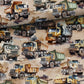 Cotton loopback knit - heavy-duty dump trucks in quarries 250 g/m²