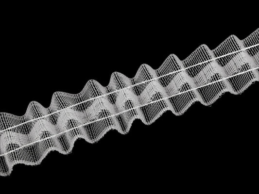 Universal curtain tape 25 mm – available at Charlote's Fabrics