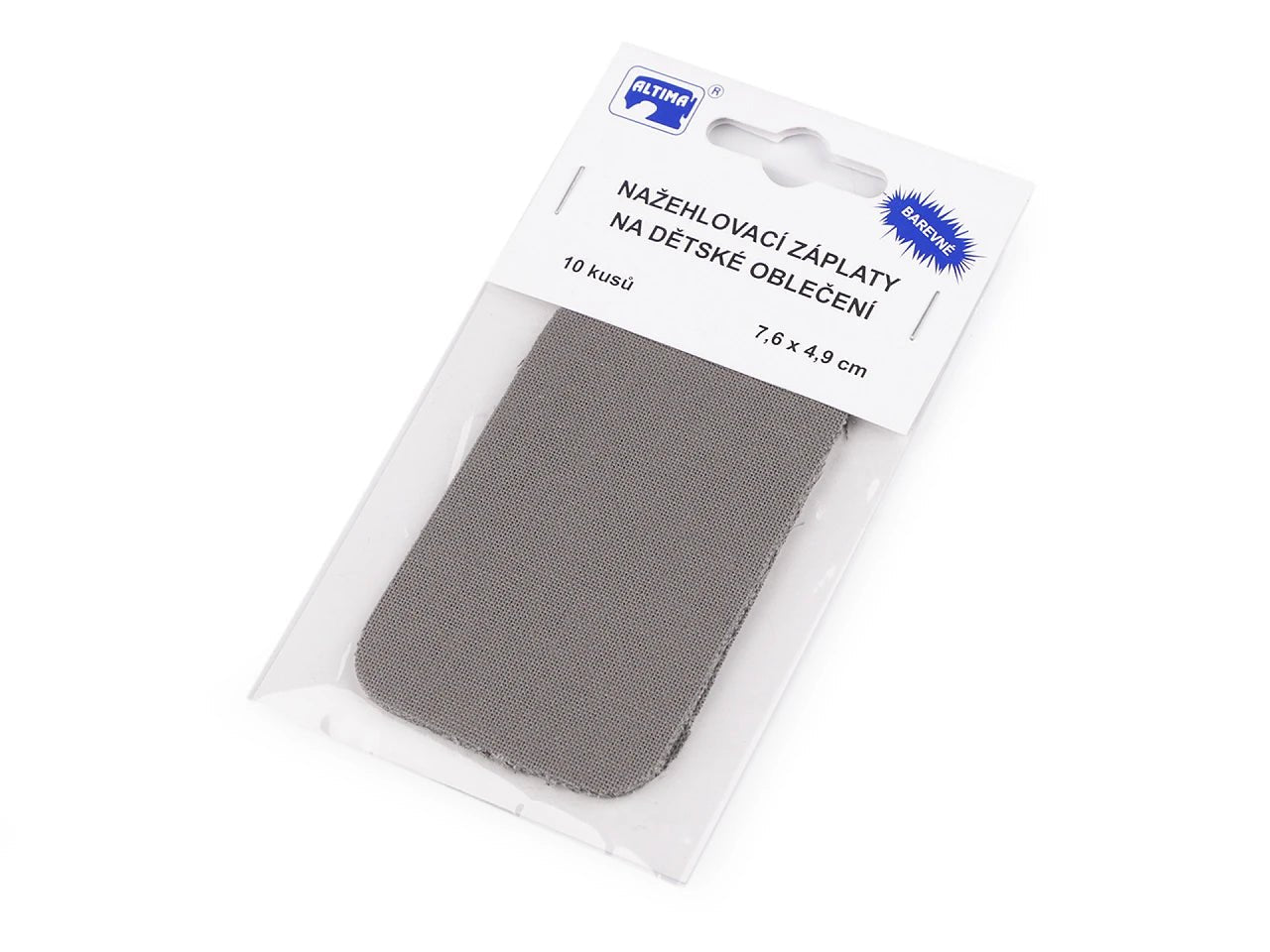 Attēls ar Uzgludināms ielāps| 7,6 × 4,9 cm 10 gab.|dažādi toņi – pieejams Šarlotes audumi