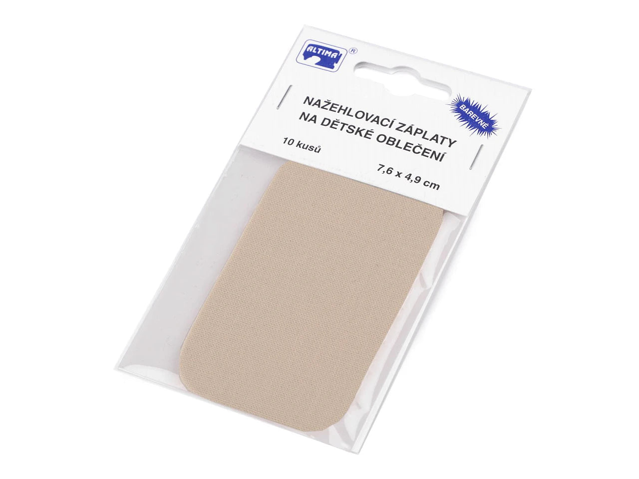 Attēls ar Uzgludināms ielāps| 7,6 × 4,9 cm 10 gab.|dažādi toņi – pieejams Šarlotes audumi