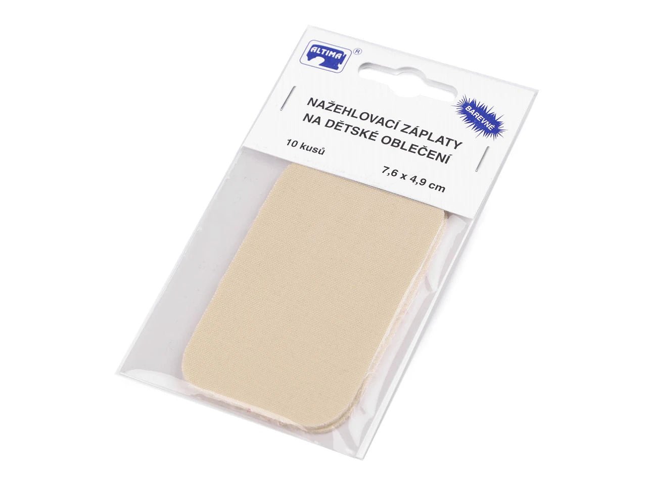 Attēls ar Uzgludināms ielāps| 7,6 × 4,9 cm 10 gab.|dažādi toņi – pieejams Šarlotes audumi