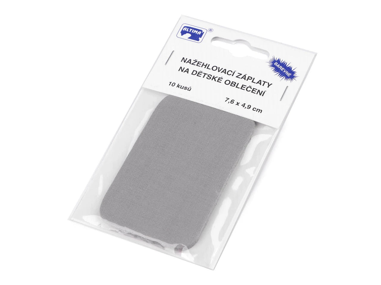 Attēls ar Uzgludināms ielāps| 7,6 × 4,9 cm 10 gab.|dažādi toņi – pieejams Šarlotes audumi