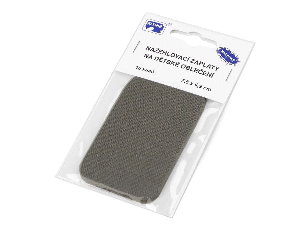 Attēls ar Uzgludināms ielāps| 7,6 × 4,9 cm 10 gab.|dažādi toņi – pieejams Šarlotes audumi