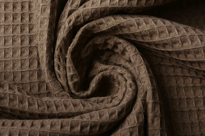 Tissu gaufré - marron 230 g/m²