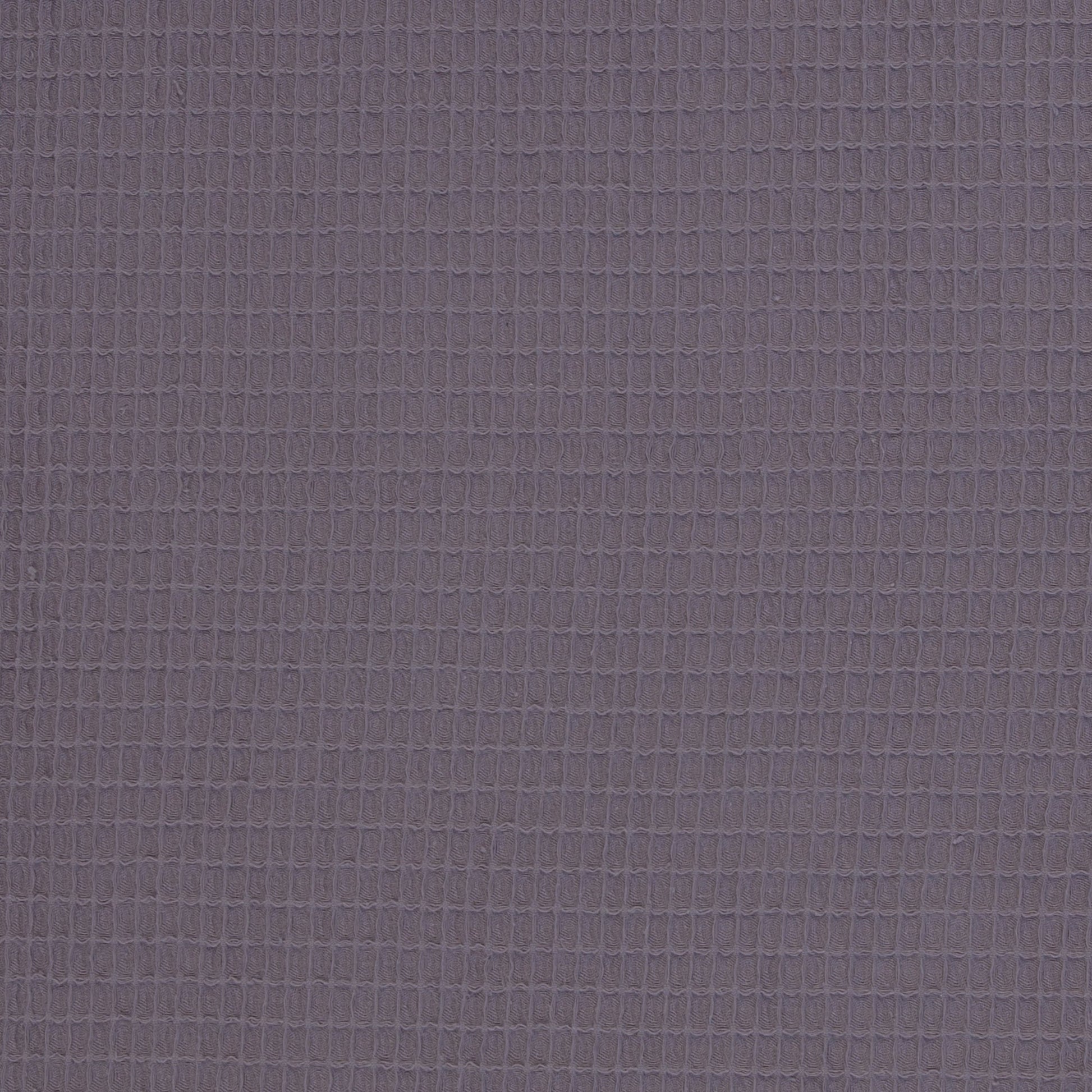 Attēls ar Vafeļaudums - dūmakains lavandas tonis 230 g/m² – pieejams Šarlotes audumi