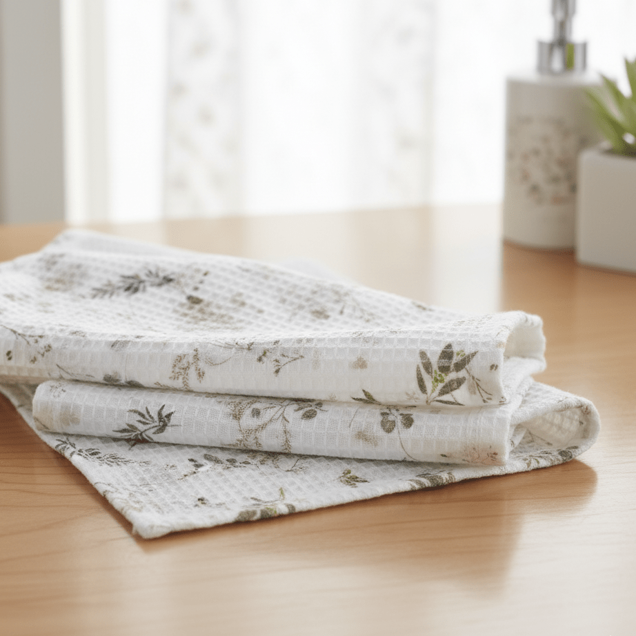 Attēls ar Vafeļaudums - lapiņas 230 g/m² – pieejams Šarlotes audumi