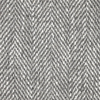 Image of wool fabric with herringbone pattern | grey | 390 g/m² | 145 cm – available at Šarlotes audumi