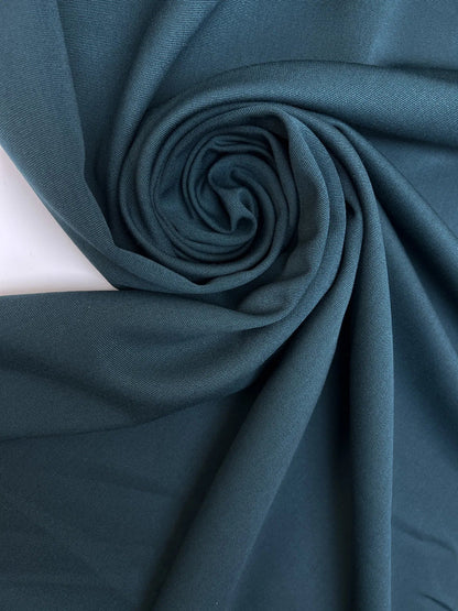 Tissu en laine - bleu-vert 470 g/m²