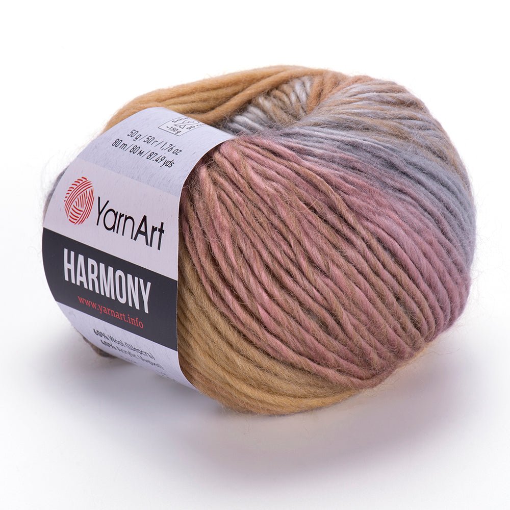 Vilnas Dzija Yarn Art Harmony - daudzkrāsu 80 m 50g #A - 9