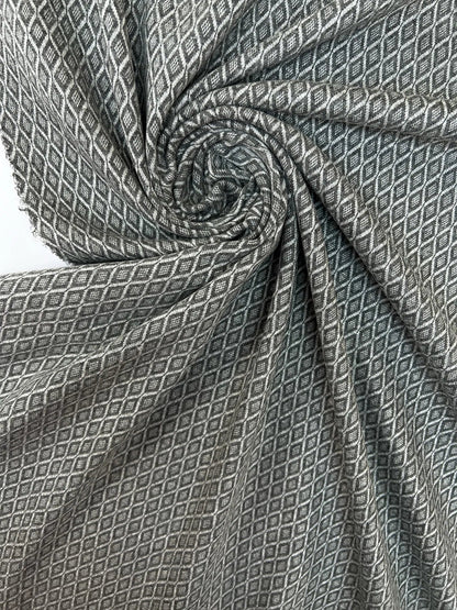 Vilnas žakards - ģeometrisks raksts 250 g/m²