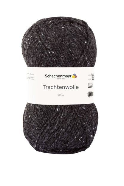 Laine à tricoter Schachenmayr Trachtenwolle 185 m 100 g anthracite chiné #00095