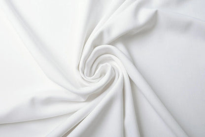 Tissu de costume en viscose avec élasthanne - blanc 275 g/m²