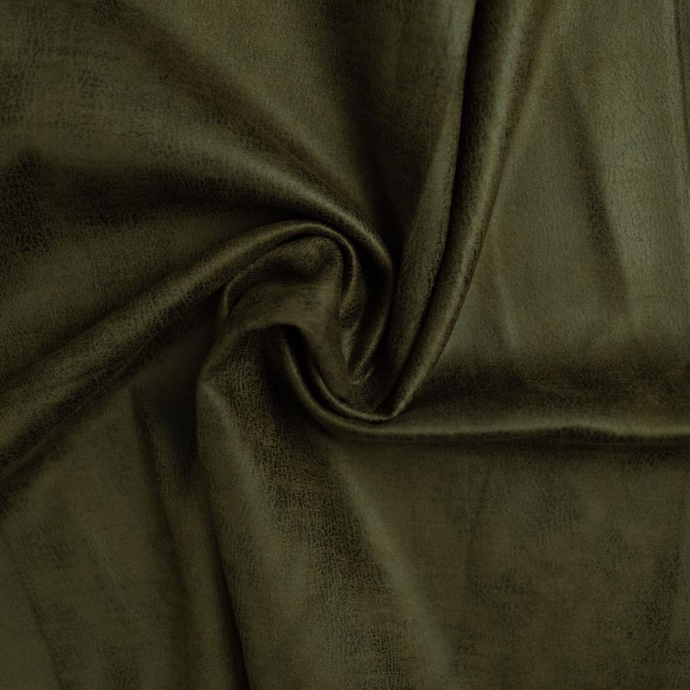 Attēls ar Zamšādas audums ar elastānu - tumši zaļa 280 g/m² – pieejams Šarlotes audumi