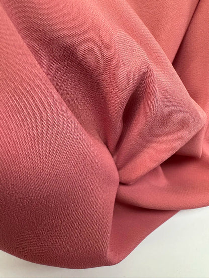 Silk fabric - coral shade 75 g/m²