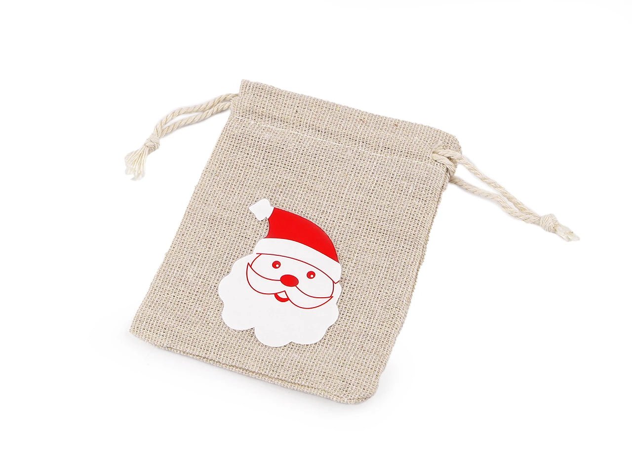 Christmas gift bag 8 × 10 cm – available online at Šarlotes audumi