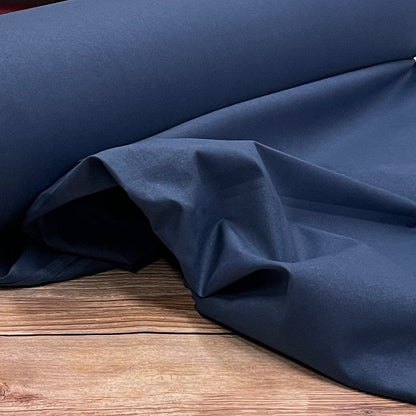 100% Kokvilnas audums-dūmakaini zils 220cm 146 g/m²