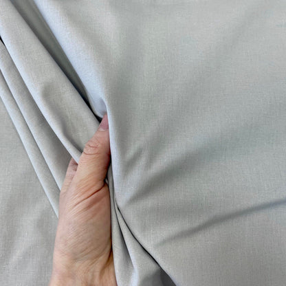 Tissu 100 % coton gris clair 125 g/m²