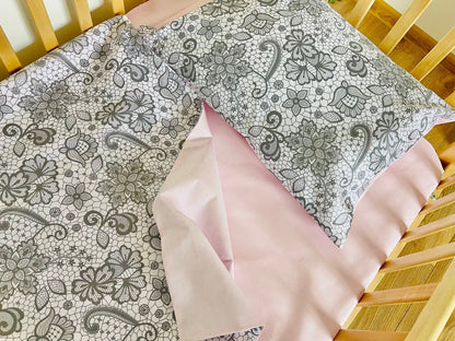 100% Baumwollstoff-zartrosa 125 g/m²