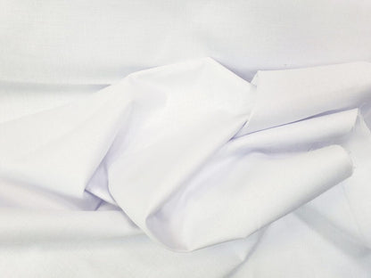 Tissu 100 % coton blanc neige 125 g/m²