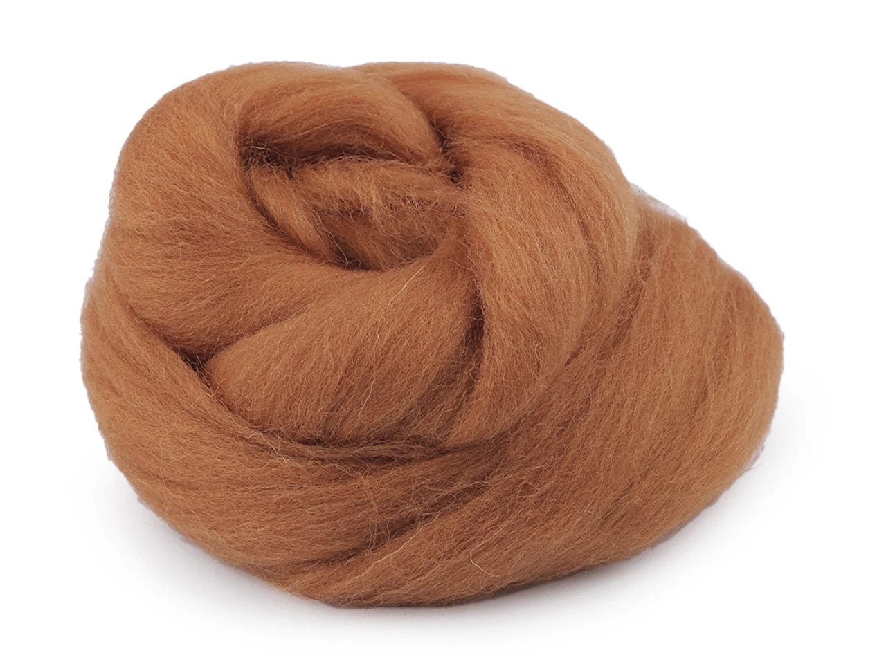 100% MERINO vilna filcēšanai (kārsums)-brūns konjaka tonis 20g #42