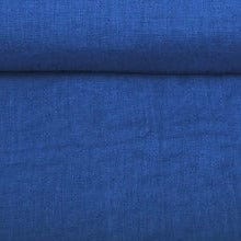 100 % lin lavé bleu bleuet 205 g/m²