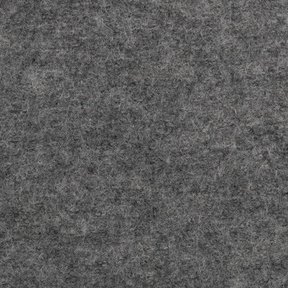 100% wool fabric, grey melange 385 g/m²