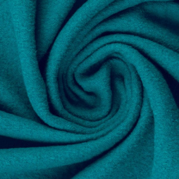 100% Vilnas audums-teal 385 g/m²