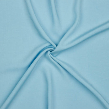 Tissu 100 % viscose bleu clair 110 g/m²